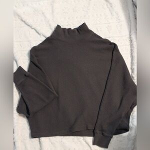 Abercrombie & Fitch Charcoal Cowl Neck Sweater